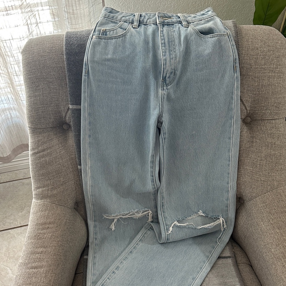 ROLLA'S Faded Blue Denim Jeans